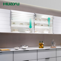 Painted custom electric Louver cabinet display cabinet glass hanging cabinet Cabinet intelligent induction automatic lifting gliding cabinet