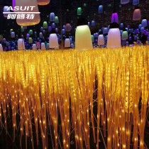 Solar Led Wheat Ears Lamp Reed Light Outdoor Waterproof Garden Decoration Park Square Courtyard Landscaped Land