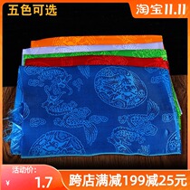 Tibetan Buddhist supplies Tibetan ritual Buddha boutique dragon and phoenix pattern jacquard Hada batch hair 150cm × 24cm five colors