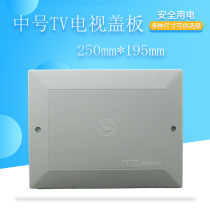 Weak box cover TV TV distribution box panel Phone box Plastic cover 250*195 hole distance 220