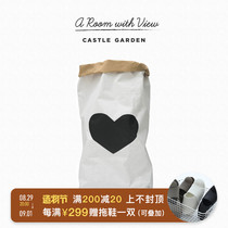 Castle Garden reusable environmental protection double layer kraft paper toy book sundries storage bag