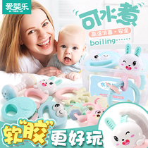 Boiled baby childrens hand-held rattle toy 1-2-3-4-5 months 6 Boys 7 Girls 8 Babies 9 Puzzle