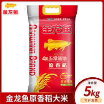 Golden Dragon Fish Wuchang Base Original Fragrant Rice 5kg Northeast Rice Heilongjiang Rice 10kg Rice 5kg Backed Rice