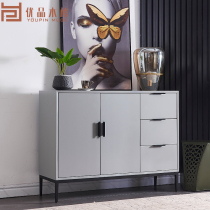 Modern Simple Shutdown Dining Hall Light Luxury Multi-Function Living Room Five-Bucket Shoes Cabinet Decoration Cabinet Locker