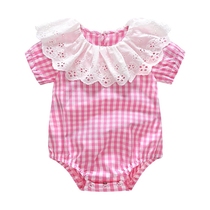 Baby Girl Conjoined Clothes Spring Autumn Clothing Baby Boy Newborn 0 Outer Suit 3 Nets Red 6 Months 1 Year Old For Outfits