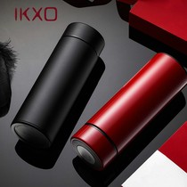 IKXO UK silver water cup insulated cup men and women upscale portable 999 pure silver liner tea cup business customized
