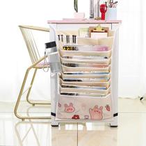 Hanging bag bedroom Student dormitory Canvas bedside desk Hanging bag Book storage bag Junior High school book pylons Book bag on the door