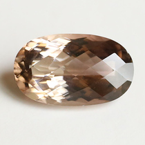 6 12 carat natural Beaver Naked Stone Oval Pineapple Etched face crystal clean fire color shiny and inlaid pendant