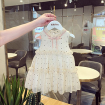 Girls Summer 2022 New Summer Style Baby Princess Dress Kids Dress Korean Girl Baby Vest Dress