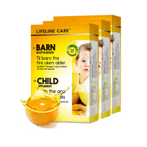 Norwegian small fish Lifeline Care Baby DHA baby fish oil newborn brain Gold D3 calcium 3 boxed