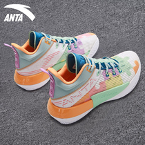 Ann Stepping Basket Sneakers Male Students Real Combat Wear-in-Fight 2 Official damping anti-slip Thompson KT6 sneakers