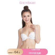 6IXTY8IGHT 68 official piggy cute print bow girl bra underwear women BR06713