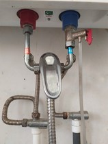 Shower shower head water heater hot and cold thermostatic control switch shower room automatic thermoregulation water mixing valve copper