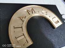 cnc font mold custom to make copper mold aluminum mold embossing mold handmade leather mold LKDD001