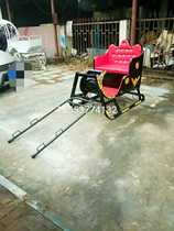 Santa Claus sled car deer sled car dog pull car Horse horse climbing plough sports skiing