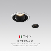 Smart downlight Embedded household cob spotlight Living room without main light Round anti-glare ceiling led ceiling light