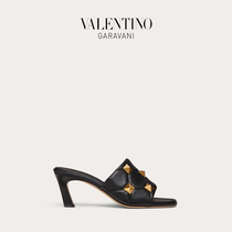 VALENTINO VALENTINO GARAVANI Lady Roman Stud Seamed Sheep Leather Sandals
