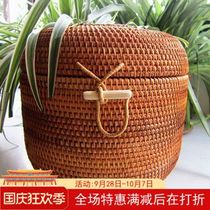 Vietnam pure hand-made autumn vine exquisite Seven-child cake bucket Puer tea packaging box a tea box startled low price