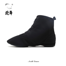 North dance black outsole thickened spring and summer soft bottom ballet dance shoes teacher shoes jazz shoes famous belly dance shoes canvas