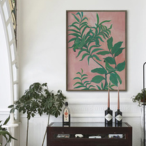 Jellypaint original hand-painted) high-end decorative hand-painted oil painting pure hand-made vertical large plant hanging painting