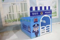 Kindergarten doll house play Home Toys area activities wooden game House plastic small house paint small furniture