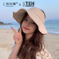 Shanghai Story ten His Royal Highness the joint sun hat sunscreen hat sunscreen Sun Hat Sun Hat Large Brim Shade Butterfly Knot Woman