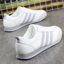 Couple mens shoes Agan shoes Stretch Cloth Summer Breathable Sports Casual Sails Cloth Shoes 100 hitch Little White Shoe Men