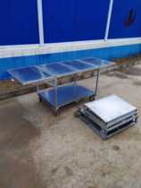 Stall riders push night market stalls Folding multi-functional commercial wheels to move to catch crafts and toys to sell