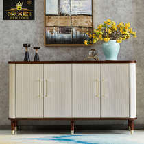 Belos neoclassical porch cabinet light luxury style furniture living room American post-modern decorative cabinet Golden Door shoe cabinet