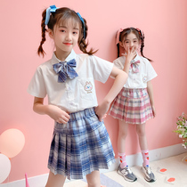 Next win Children jk Summer Skirt Onboard College Feng Day Department 2021 new jk uniform girl sweet suit