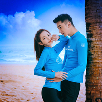 Korean version of diving suit female split couple suit jellyfish clothes surf diving suit male sunscreen swimsuit long sleeve trousers