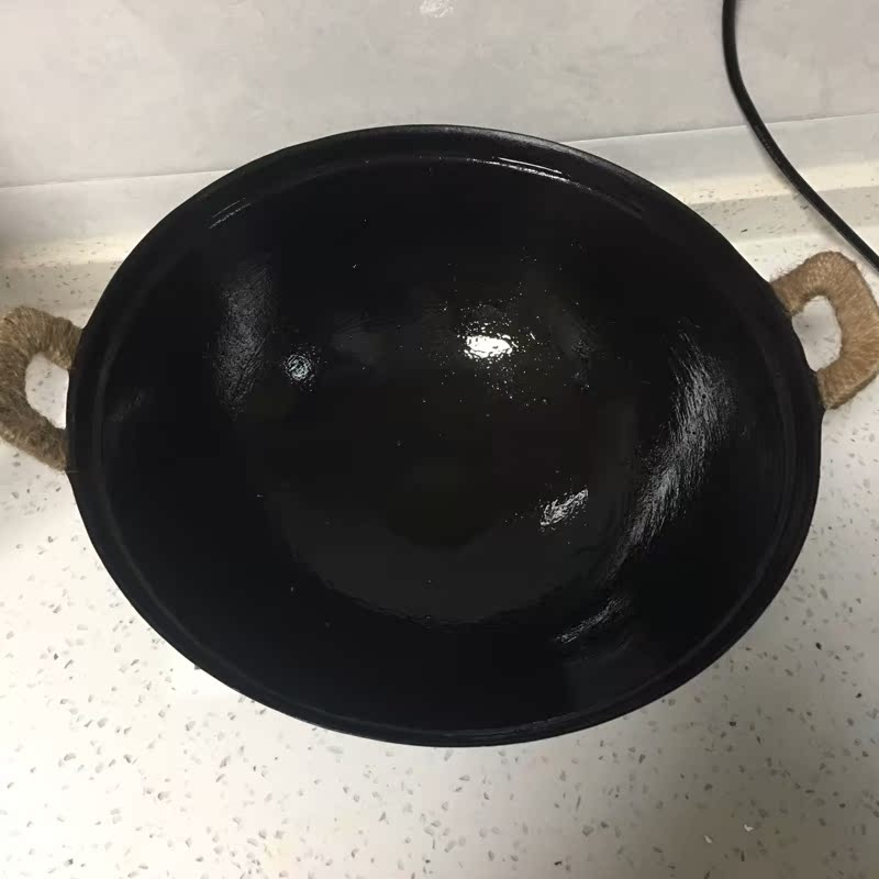 臻三环铸铁锅炒锅