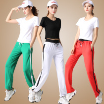 Square trousers other dance clothing suit sports fitness dance dance exercise solid color quick-drying fabric performance clothing female recommendation