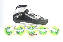 French Montmar adult five-wheeled speed skating shoes 5*84 road roller skating shoes land skate shoes good stability