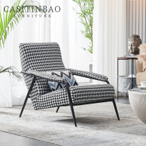 Sofa Chair Thousands Bird Gg Single Sofa-Style Minimalist Cloth Art Single Chair Nordic Minimalist Designer Balcony Casual Chair