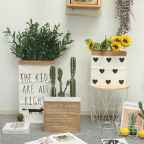 Photo Props ins Decorative Kraft Paper Bags Photographic Pendulum web Red straight podcast room for shooting Children Clothing Background Cloth