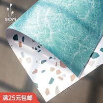 Flower point props double - sided 3D stereoscopic background paper in wind waterproof without reflective scene pattern to take picture thick background cloth