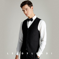Leech mens fashion vest wear four seasons wild wild wedding clothing mens vest professional dress black 71 models