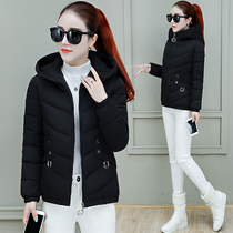 Down cotton clothing womens short 2020 winter new cotton coat women thickened warm Korean slim-fit hooded quilted jacket