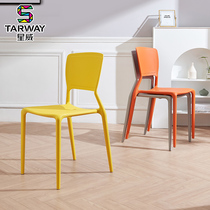 Nordic ins Net red chair modern minimalist dining table dining chair desk back chair household stool plastic thickened chair
