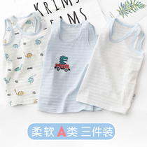 Boy vest wearing children pure cotton baby hurdles little boy children baby boy boy baby baby Summer thin spring spring and autumn men