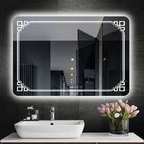 New Chinese style smart bathroom mirror with light anti-fog bathroom mirror Touch screen LED mirror Toilet bathroom mirror