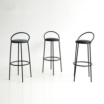 Nordic high feet bar casual water bar home high chair simple modern coffee chair