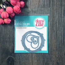 Avery Elle heart-shaped flower ring Heart Frame import chomoto