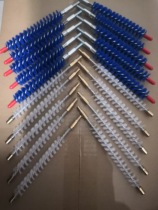 Central air conditioning copper pipe cleaning condenser pipe condenser pipe cleaning nylon plastic brush 16mm