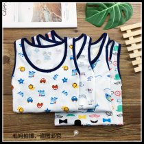 Summer childrens vest Boys wild and comfortable medium and large childrens cartoon vest baby sleeveless t-shirt 2366