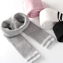 Baby leggings girls 2021 autumn and winter plus velvet thickened 0-1-1-3 years old baby warm leggings socks