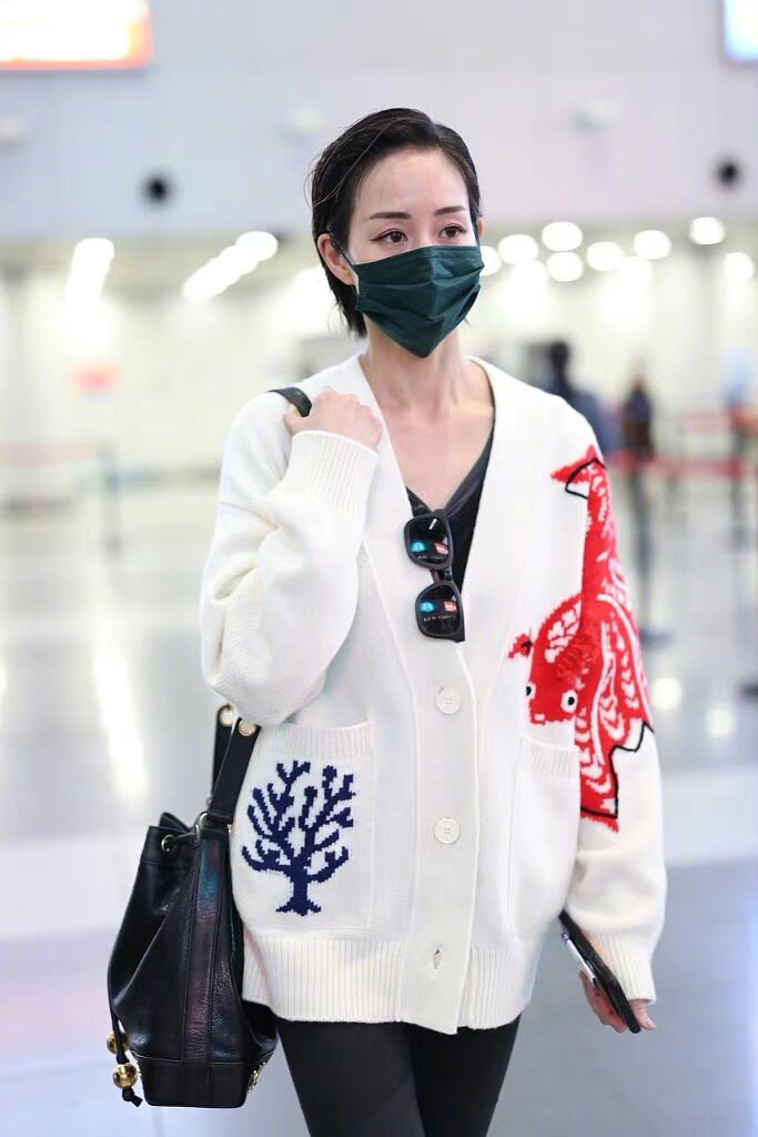 明星张钧甯同款毛衣外套女短款宽松韩版慵懒加厚针织开衫外穿