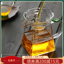 Glass Road cup thick heat-resistant glass male cup tea divider glass tea tea tea filter