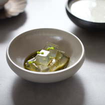 Original design handmade black ceramic big tea bowl matcha bowl dessert bowl Zen vegetarian bowl Song Zhan Doujia Bowl